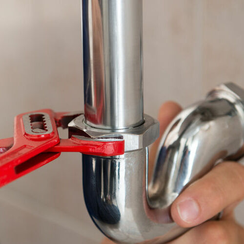 Residential plumbing includes pipe repair.